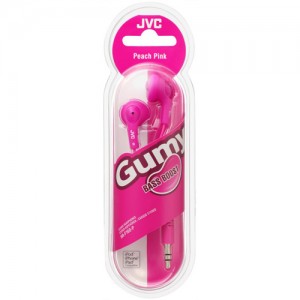 Earphones JVC Gummy Pink