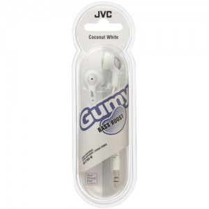 Earphones JVC Gummy Branco